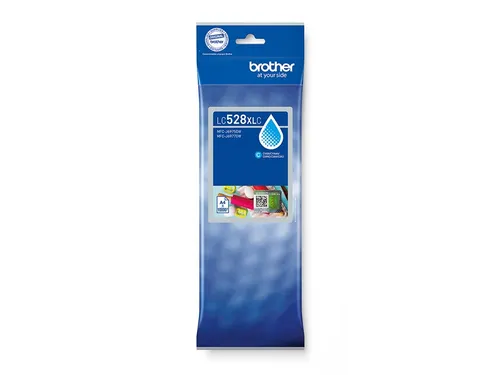 Inktcartridge Brother LC-528XLC blauw