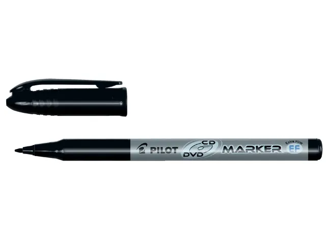 CD-DVD Marker Pilot Begreen Extra Fijne punt Zwart