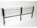 banc pliable,HxLxP 780x2000x380mm,barres alu,structure acier RAL7016