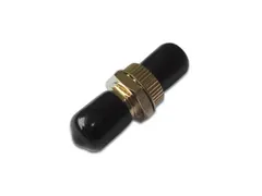 ST/ST Simplex-koppeling Multimode Metalen Behuizing Zwarte Stofkap