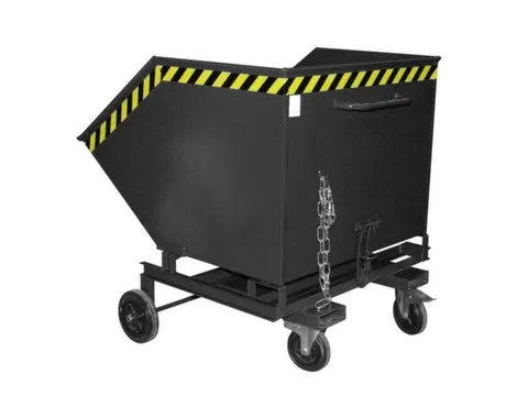 Kiepwagen,waterdicht,HxLxB 1290x1420x1340mm,1m³,draagverm. 300kg