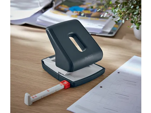 Perforator Leitz Cosy 2-gaats 30vel grijs