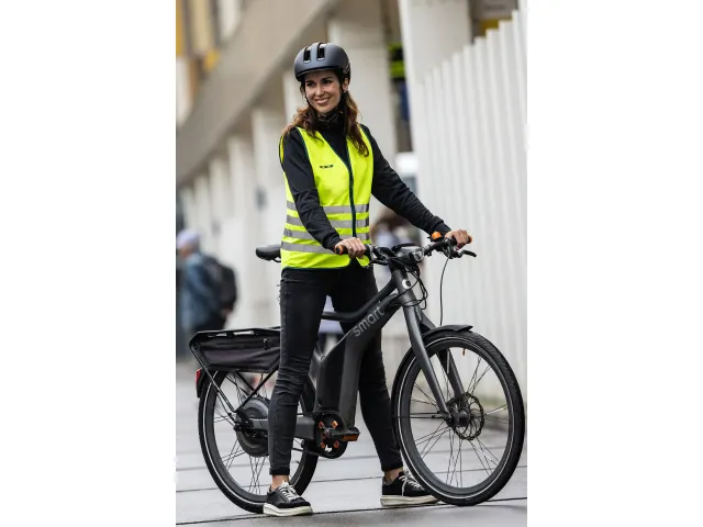 Big Fun Reflecterend Fluohesje Geel XXL