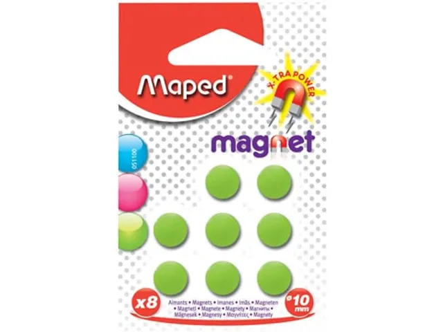 Kleurmagneten 10mm Maped Blauw