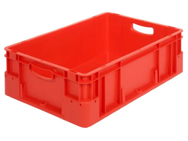 Stapelkrat Pp Hxlxb 180X600X400Mm 30L Rood