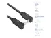 Kabel ACT USB-C hoek boven/beneden 10Gbps 1m