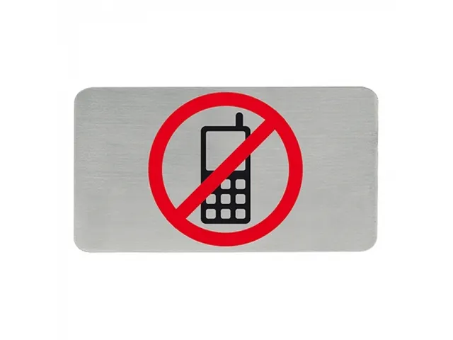 Tekstplaatje No Phone