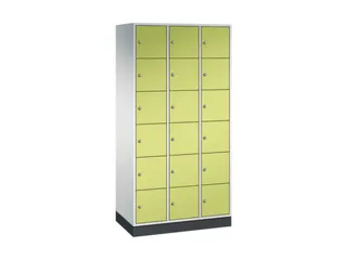 lockerkast,RAL 7035/RDS1108060,HxBxD 1950x920x500mm,3x6vakken - 2