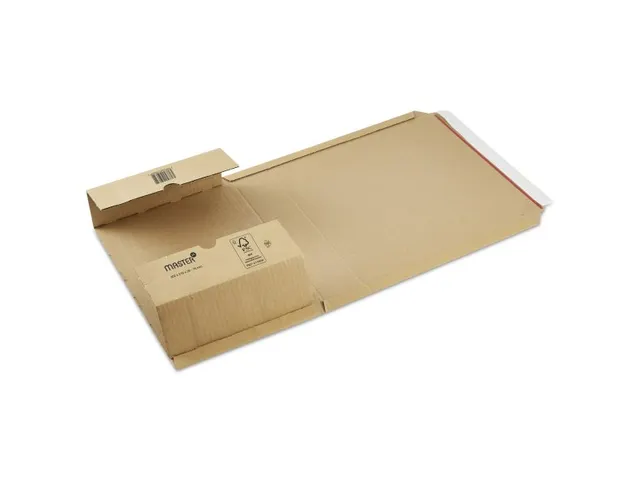 Wikkelverpakking 217x155x50mm Bruin 25 Stuks