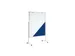 Presentatiebord MAULpro Whiteboard/blauw Prikbord 150x120cm