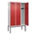 locker,HxBxD 2120x1200x500mm,3vak,vak B 400mm,cil.-slot,voetonderstel