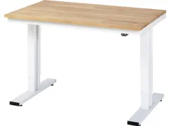 Werkbank elektrisch hoogte verstelbaar 720-1120x1250x800mm beukblad
