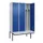 locker met bank,voor scheiding van kleding,HxBxD 2120x1200x815mm,3vak