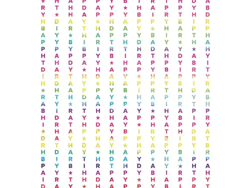 Geschenkpapier Rainbow 70 cm x 1,5 m