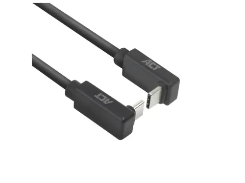 Kabel ACT USB-C hoek boven/beneden 10Gbps 1m