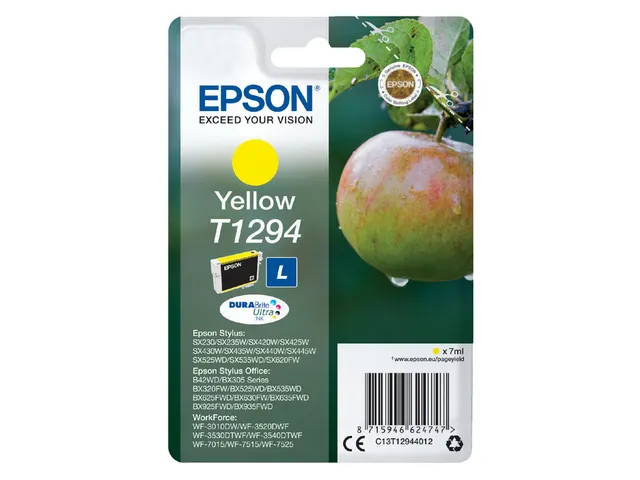 Inktcartridge Epson T1294 geel C13T12944012
