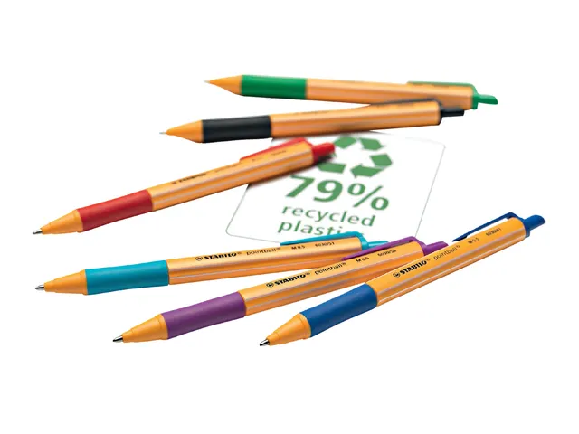 Balpen Stabilo Pointball Groen 0.5Mm
