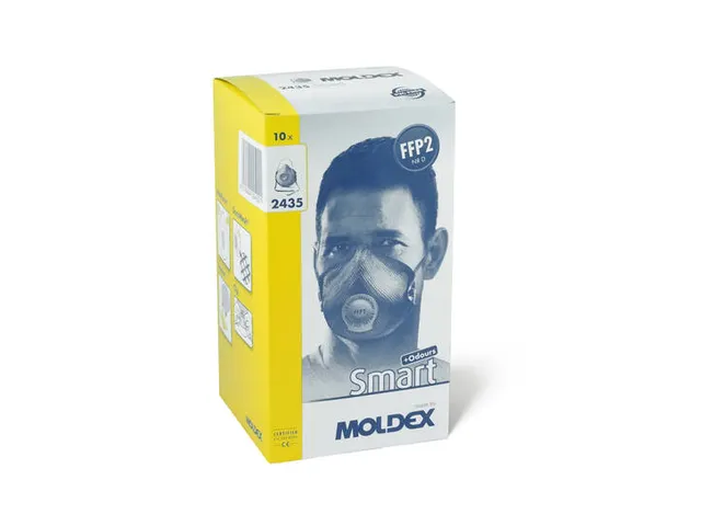 Moldex stofmasker Smart Active FFP2 NR D Ventex Klima-ventiel