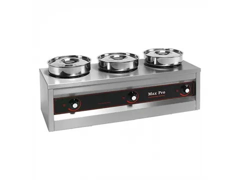 Foodwarmer MAXPRO 3 potten