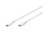 USB-C siliconen oplaadkabel USB-C USB-C 0,5m USB 2.0 60W wit