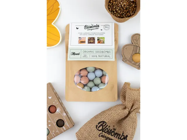 Gitfbag Blossombs mix 25 zaadbommetjes