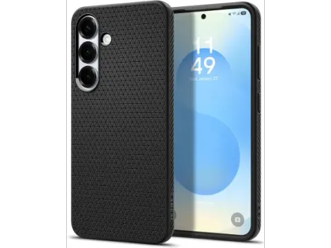 Liquid Air Samsung Galaxy S25 Hoesje Back Cover Mat Zwart