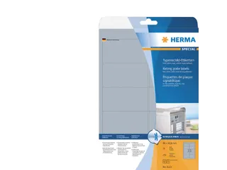 Etiket Herma 4223 96x50.8mm Folie Zilver 250 stuks - 1