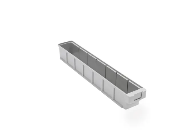 Bac Compartimentable Hxlxp 83X93X600Mm Pp Gris