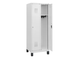 schoollocker,HxBxD 1630x600x500mm,2vak,vak B 300mm,cil.-slot,voeten - 1