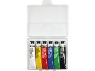 Plakkaatverf Eberhard Faber 6 kleuren tube 18 ml - 2