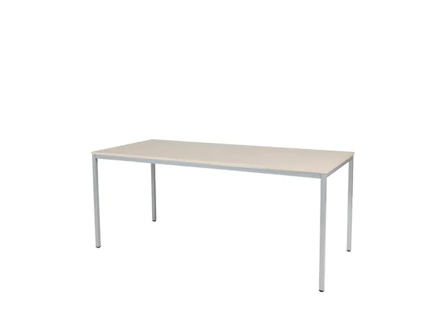 Domino Basic Tafel Vaste Hoogte 1800x800mm Robson Eiken Alu 4-Poots