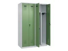 PBM-locker,HxBxD 1850x1200x500mm,4vak,vak B 300mm,draaigrendel