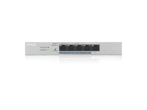 GS1200-5HP v2 - 5-Port Web Managed PoE Gigabit Switch