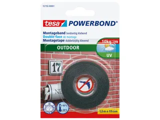 Powerbond Tesa 55750 montagetape outdoor 19mmx1,5m - 1
