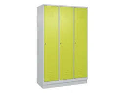 locker,HxBxD 1950x1200x500mm,3vak,vak B 400mm,cil.-slot,sokkel
