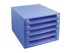 Exacompta Ladenblok Fantasy Works A4+ met 5 open laden Blauw