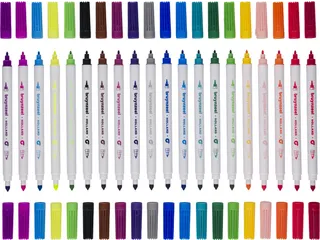 Bruynzeel kids Super Point viltstiften set 20 kleuren - 5