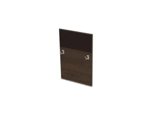 baliepaneel bureau aanbouw rechts 800mm NV bruin hickory BN2036-bruin