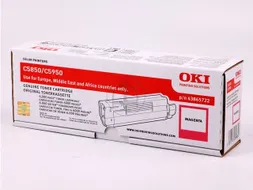 Tonercartridge Oki 43865722 C5850 Magenta
