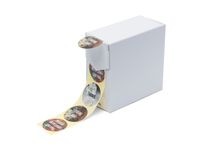 Sluitzegel op Rol FC Metallic 35mm Thanks