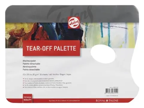Afscheurbare Mengpaletten Voor Verf 22 X 30 Cm