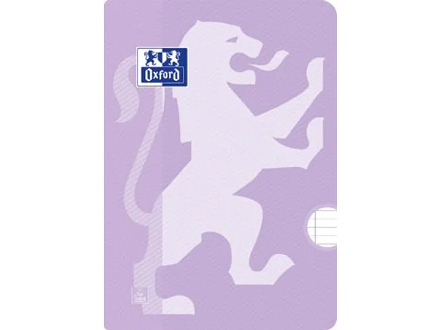 Oxford School schrift A4 72 bladzijden met kantlijn gelijnd, assorti 3