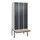 locker met bank,HxBxD 2120x900x815mm,3vak,vak B 300mm,draaigrendel