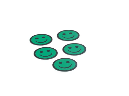 Impressiemagneetfolie Face Groen Ø50mm x 0,85mm