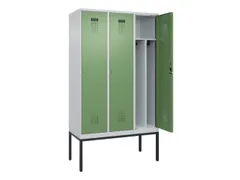 locker voor scheiding van kleding,HxBxD 2120x1200x500mm,3vak