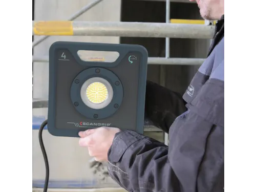 industrielamp,behuizing gegoten aluminium,COB-led,3000lumen,draaggreep