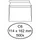 Envelop Quantore Bank C6 114x162mm 80gr Wit Zelfklevend