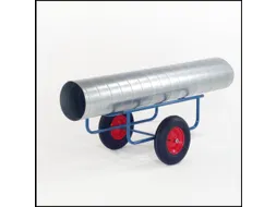 Kar Voor Rollen/tapijt 250kg 500x1000x500mm Massief Rubber Banden