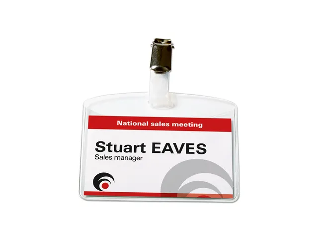 Badgehouder Avery met clip 25 stuks