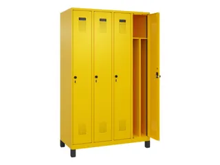 locker voor scheiding van kleding,HxBxD 1950x1200x500mm,4vak - 1
